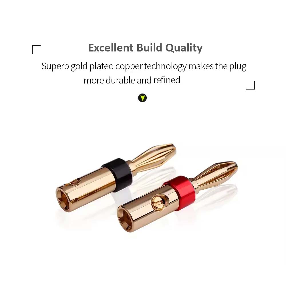 Banana Plugs 24K Gold Plated - Image 2