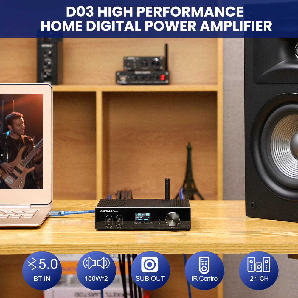 Aiyima D03 Digital Amplifier - Image 4